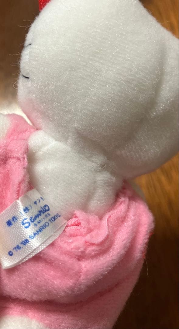 貴重 ハローキティ うさぎ着ぐるみマスコットキーホルダーサンリオ 98