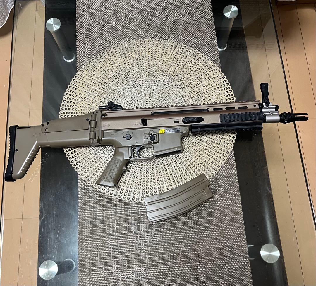 美品 東京マルイ カスタム品 SCAR L 電動ガン ボーイズ 金属ピニオン