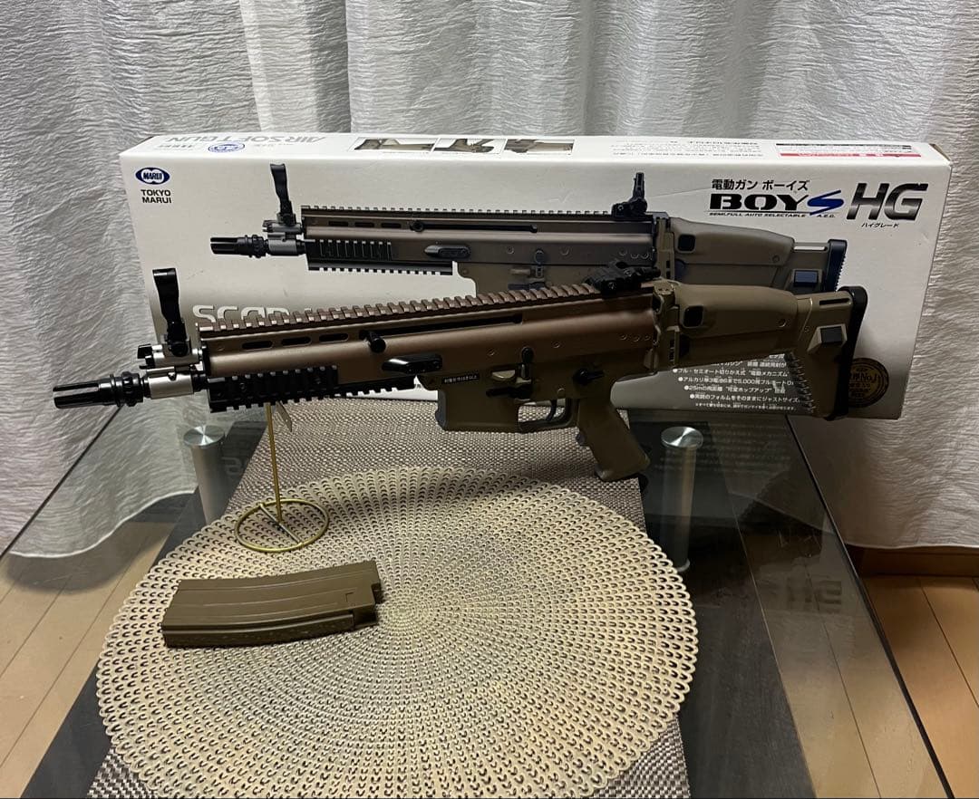 美品 東京マルイ カスタム品 SCAR L 電動ガン ボーイズ 金属ピニオン