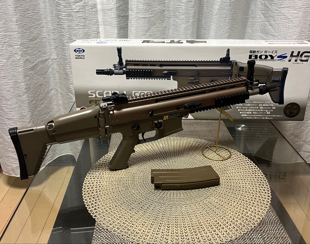 美品 東京マルイ カスタム品 SCAR L 電動ガン ボーイズ 金属ピニオン