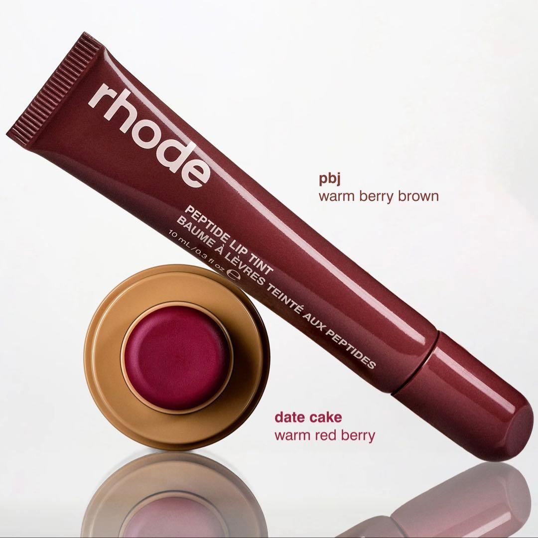 RHODE DATE CAKE ポケット ブラッシュ+PBJリップ ティント the duos - date cake + pbj | rhode skin