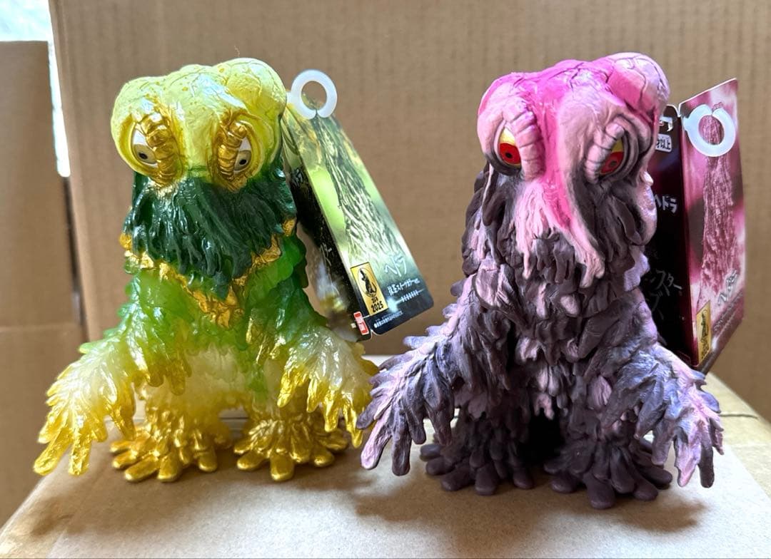 ムービーモンスターシリーズ ヘドラ2点セット バンダイムービーモンスターシリーズ「ヘドラ」2種の比較 | 怪獣玩具