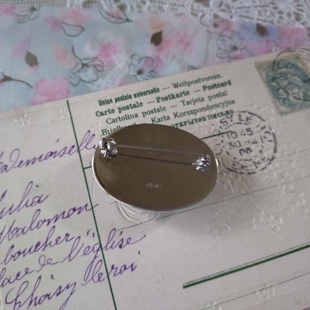 日本製ヴィンテージ 俊兼 トシカネ 有田焼 焼き物 イエロー お花 ブローチ