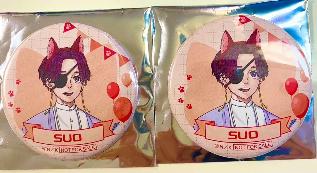 ウィンドブレーカー 蘇枋 ナンジャタウン 猫耳缶バッジ ウィンドブレイカー×ナンジャタウン」10月5日よりコラボ！原作絵の猫耳