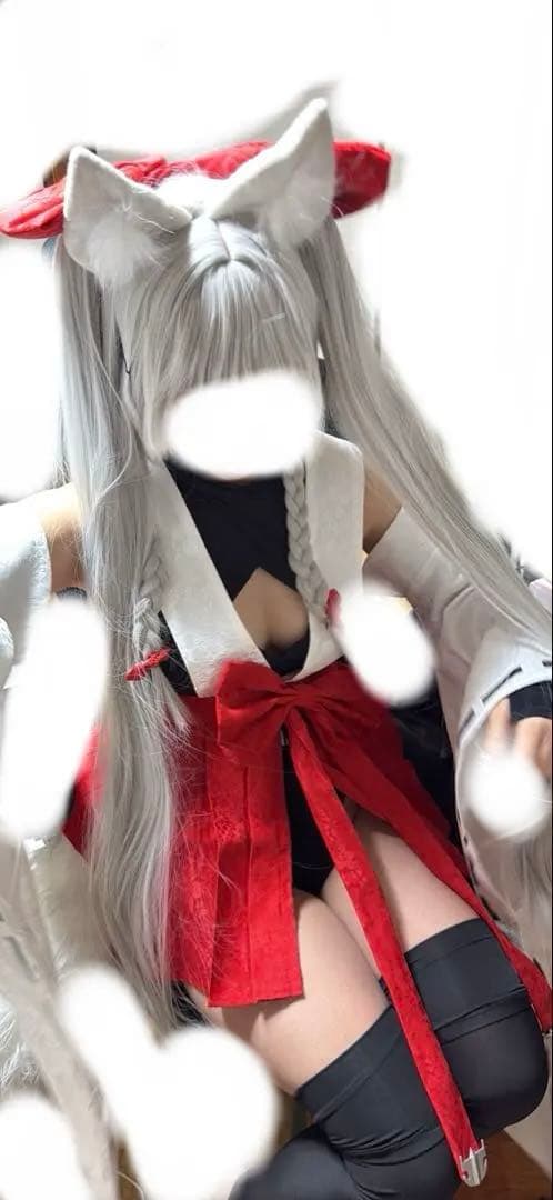 アズールレーン 朝凪 フルセット　ウイッグ　水着付き