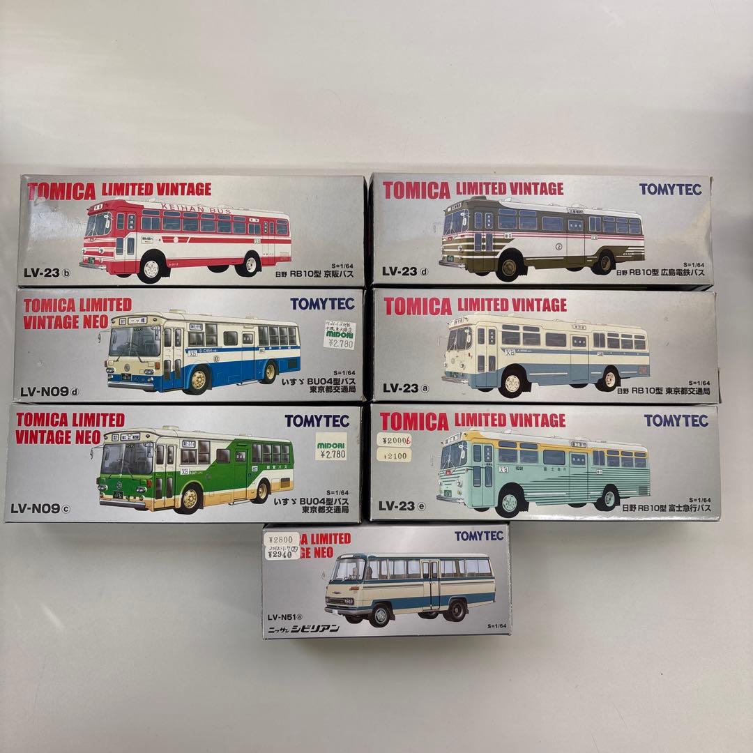 トミカ LIMITED VINTAGE NEO バス　7台セット 楽天市場】トミカリミテッドヴィンテージ バスの通販