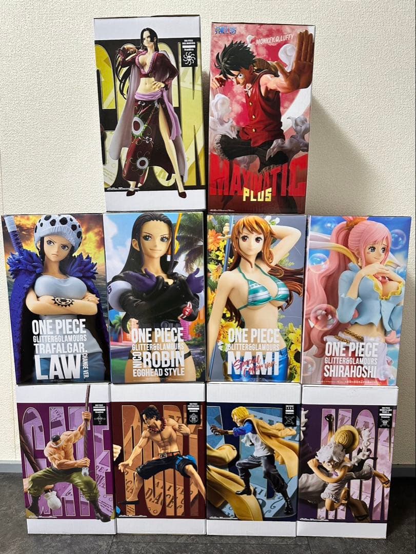 豪華10点セット】ワンピース フィギュア まとめ売り ニカ エース 白