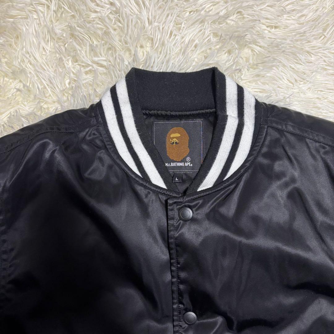 大人気✨】 Mr.BATHING APE エイプ スタジャン ブラック 長袖