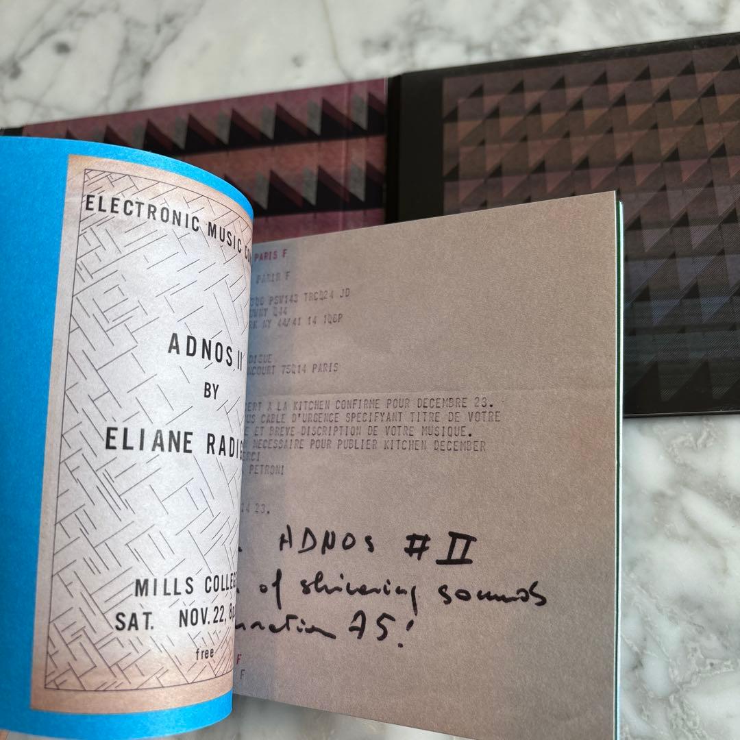 Eliane Radigue Adnos I-III CD3枚＋ブックレット美品