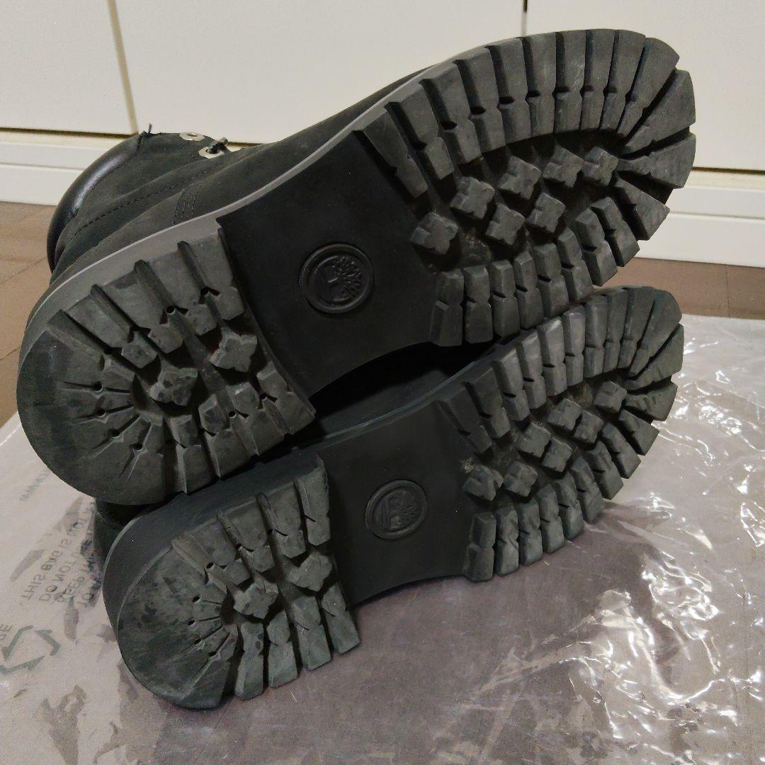 ティンバーランド ブラックブーツ 25.5cm