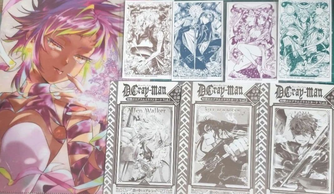 ジャンプSQ.RISE アニメイト特典 カード D.Gray-man 付録セット