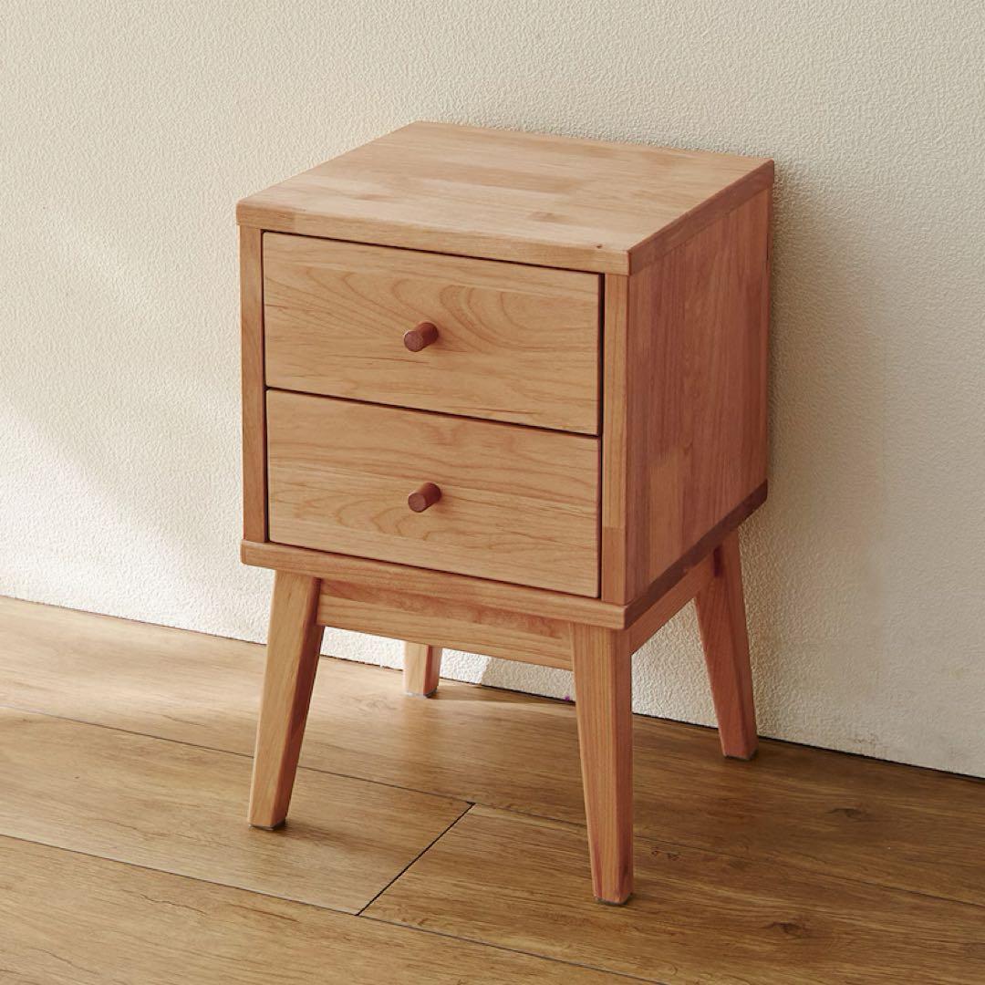 【新品未使用】 ベルメゾン サイドテーブル 天然木 アルダー材 サイドチェスト Amazon｜[ベルメゾン] サイドテーブル 天然木 アルダー材 サイド