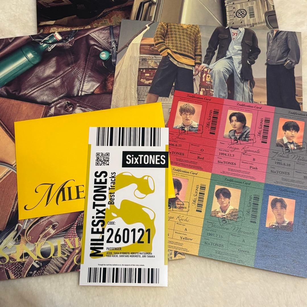 SixTONES MILESixTONES -Best Tracks- アルバム
