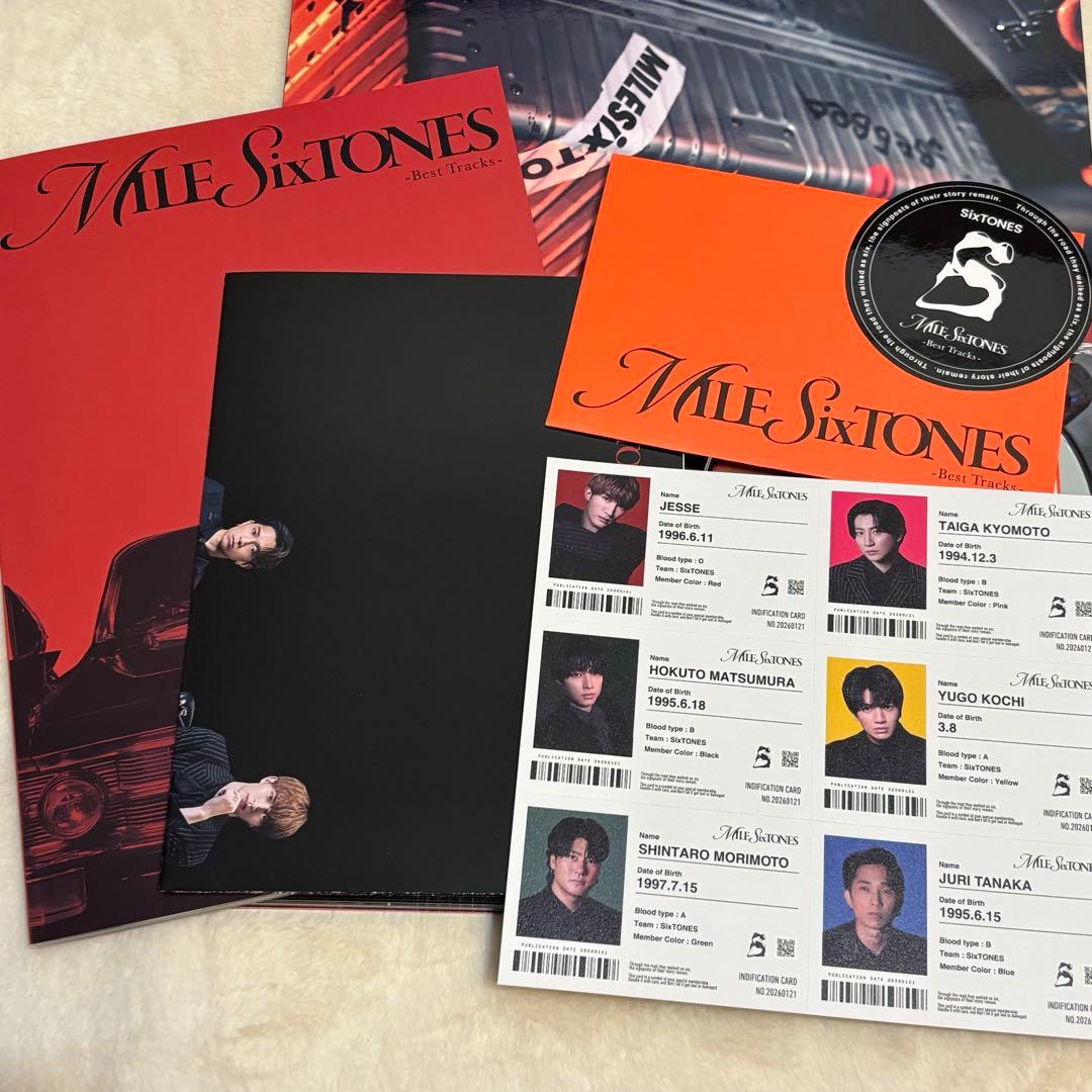 SixTONES MILESixTONES -Best Tracks- アルバム