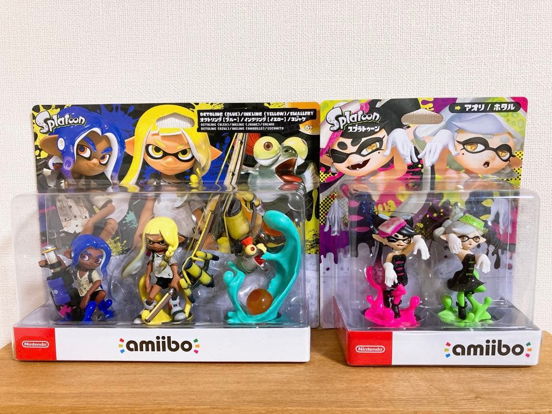 amiibo5個セット(オクトリング/インクリング/コジャケ/アオリ/ホタル) amiibo トリプルセット[インクリング【イエロー】/オクトリング