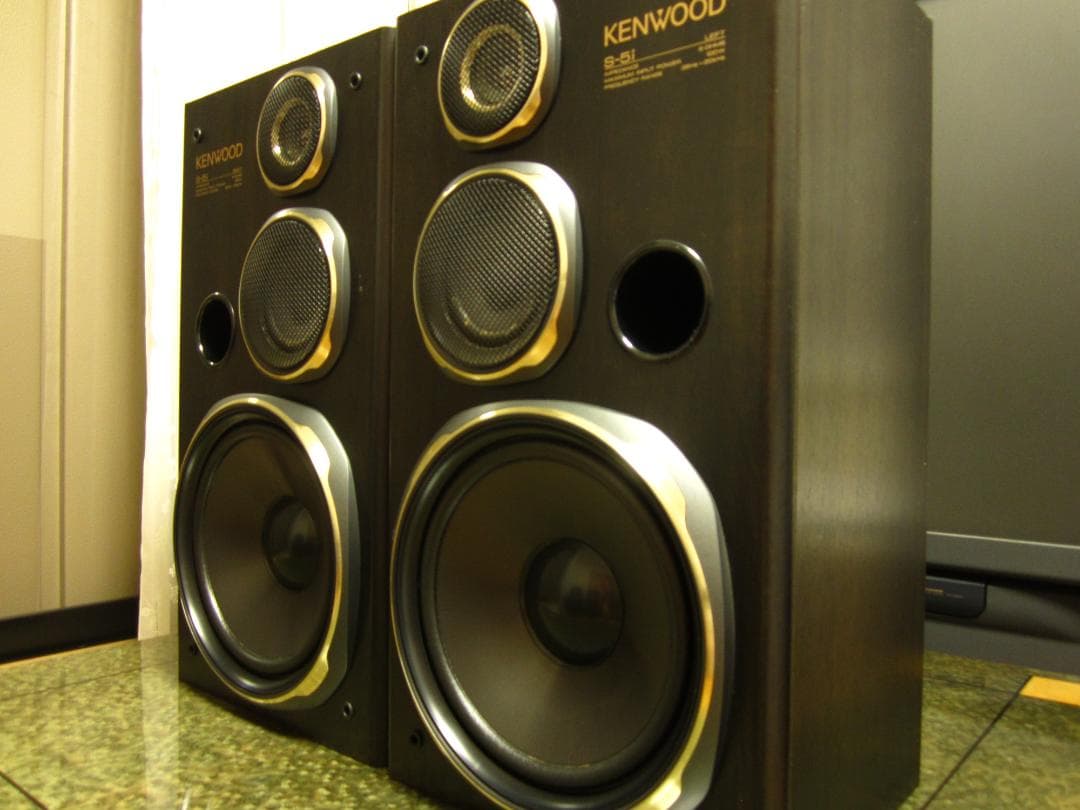 極美品◇日本製◇KENWOOD ケンウッド・S-5i◇木製スピーカー左右2個