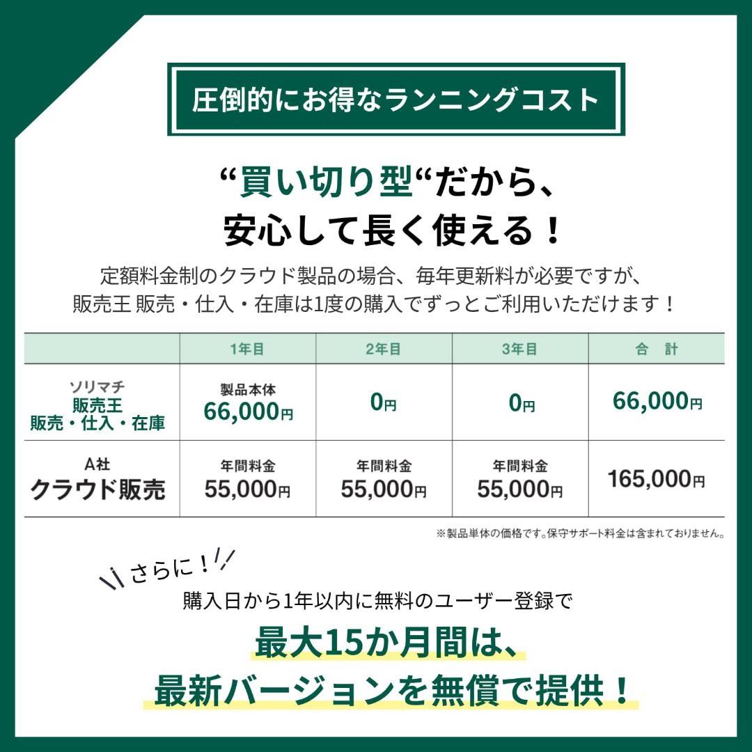 ソリマチ 販売王25販売・仕入・在庫 法令改正対応最新版 - メルカリ