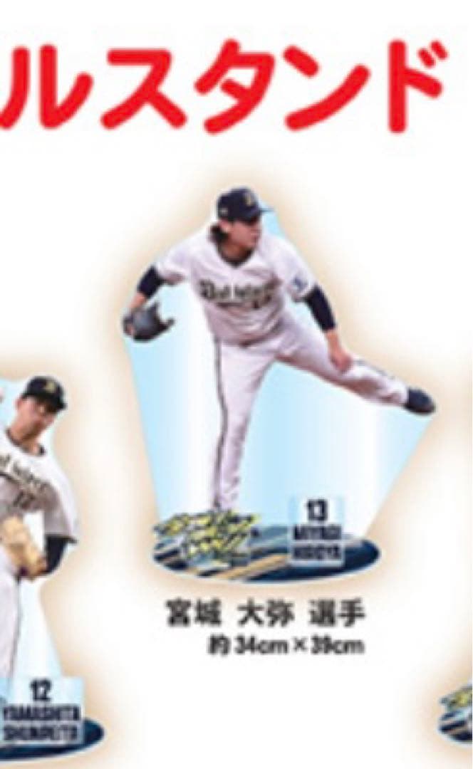 宮城大弥 GIGAアクリルスタンド オリックスバファローズ