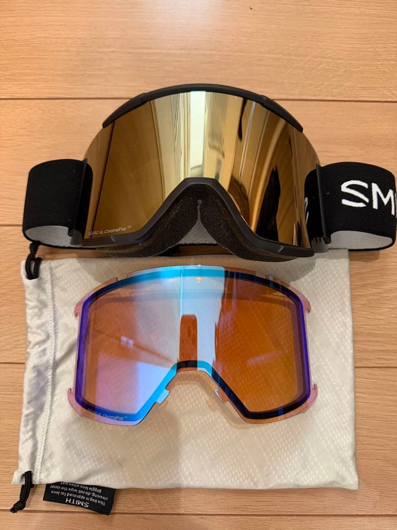 Smith スノーゴーグル 交換レンズ付き SMITH（スミス） ゴーグル 交換レンズ I/O LENS ZERO TECH BASE製 互換
