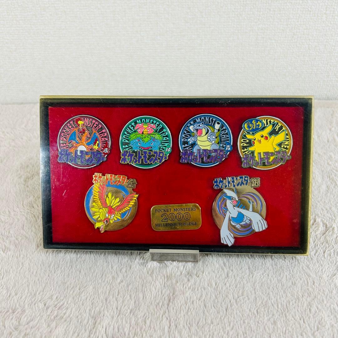 希少】ポケットモンスター ミレニアムピンバッジセット 2000年