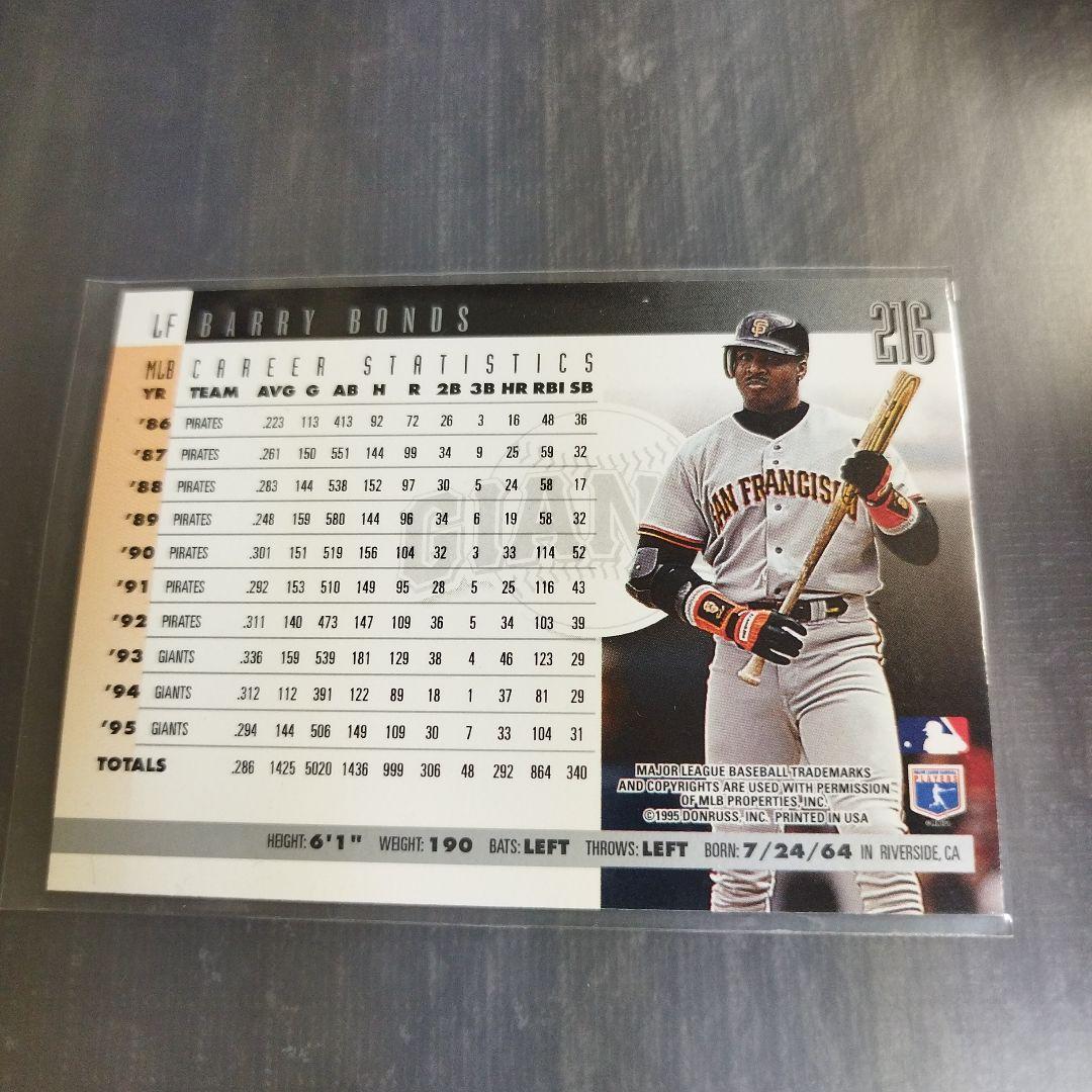 MLB 1996 ドンラス バリー・ボンズ サンフランシスコジャイアンツ 216