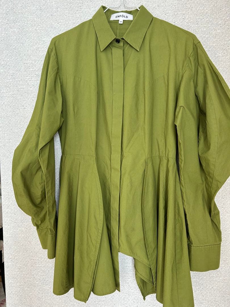 ❤️ENFOLD ブロードデフォルメカーブ変形シャツ❤️1／31迄削除予定