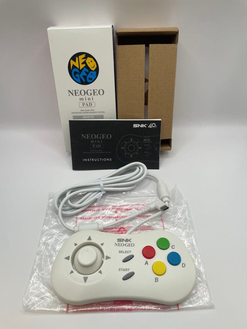 ネオジオミニ NEOGEO mini PAD ホワイト SNK コントローラー - メルカリ
