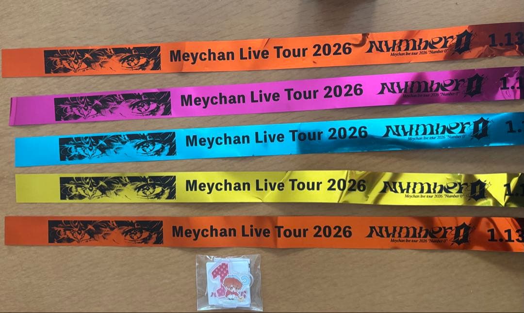 めいちゃん 銀テ5本セット＋1/13入場特典 - メルカリ