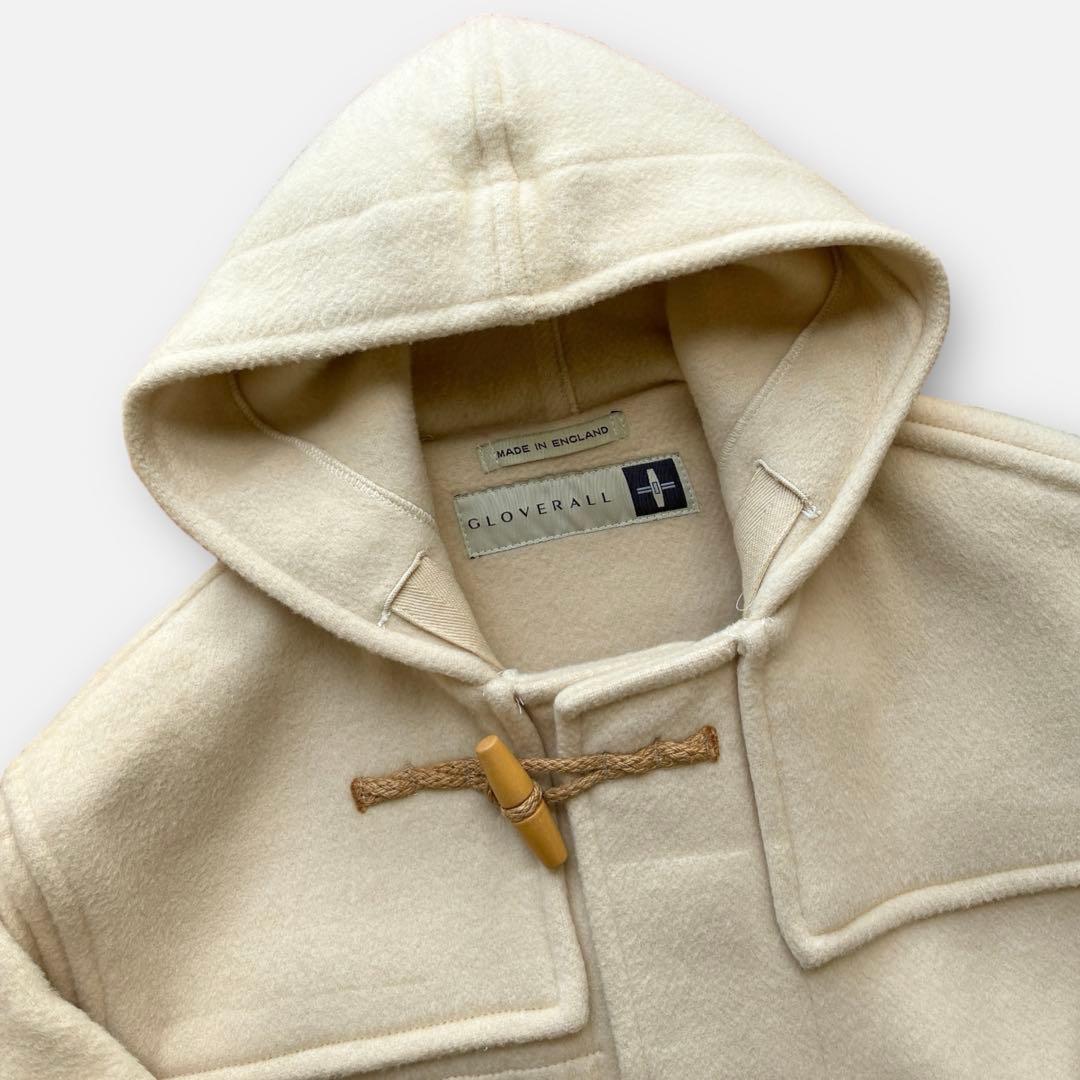 90's 英国製 Gloverall ダッフルコート アイボリー S 白タグ - メルカリ