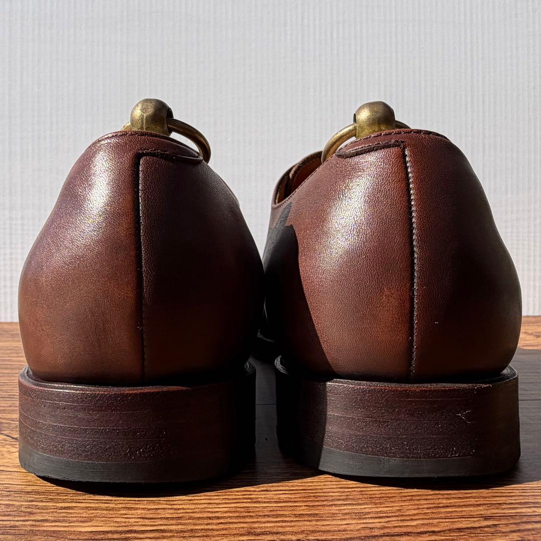 ジャランスリウァヤ ダブルモンクストラップ 27.5cm ブラウン 革靴