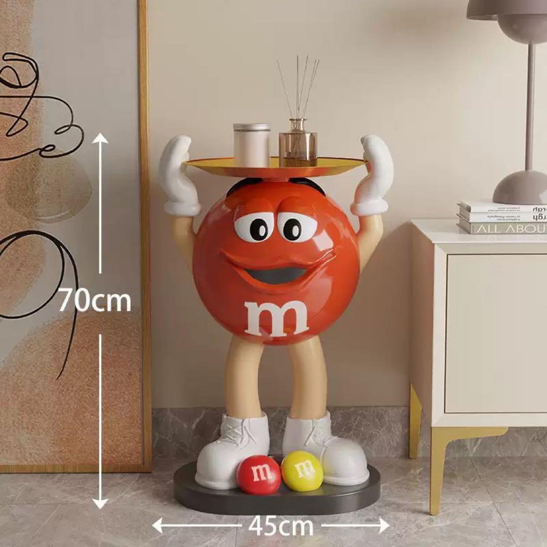 24時間以内発送　新品 特大 M&M's エムアンドエムズ サイドテーブル 新品 特大 M&M's エムアンドエムズ サイドテーブル フィギュア - メルカリ