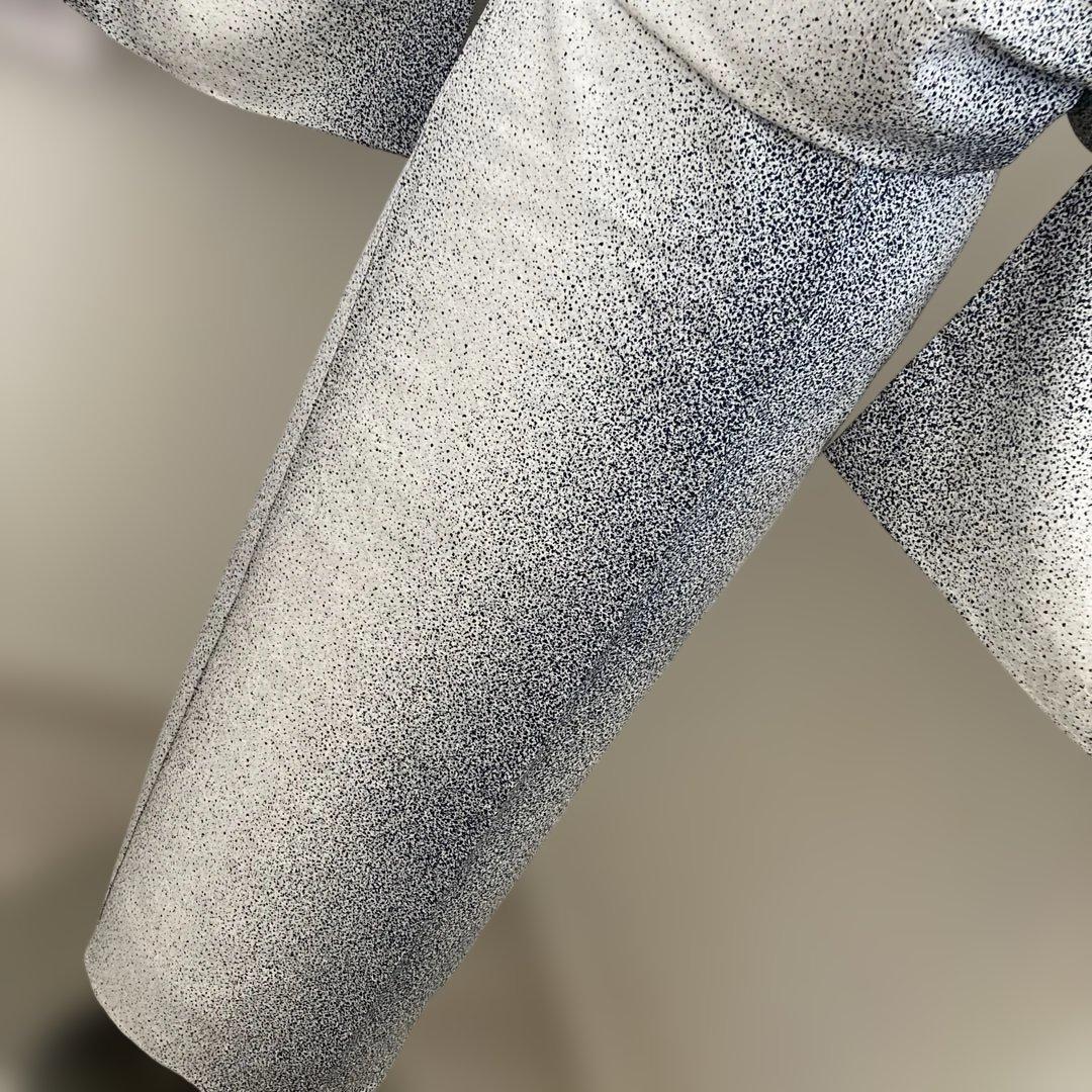 新品　小紋　粋なモダン　トールサイズ　点描グラデーション　細見え　仕立て上がり