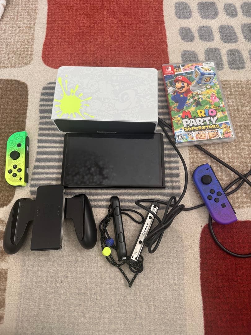 Nintendo Switch スプラトゥーンデザイン 本体 スプラ3」デザインのSwitch本体（有機ELモデル）がマイニンテンドー