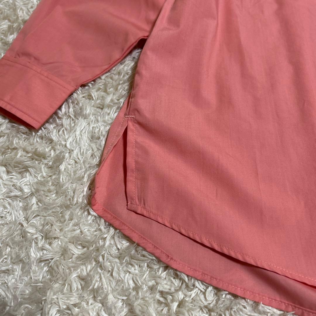 新品未使用】トーマスマグパイ シャツ ブラウス 襟にロゴ ピンク ノン