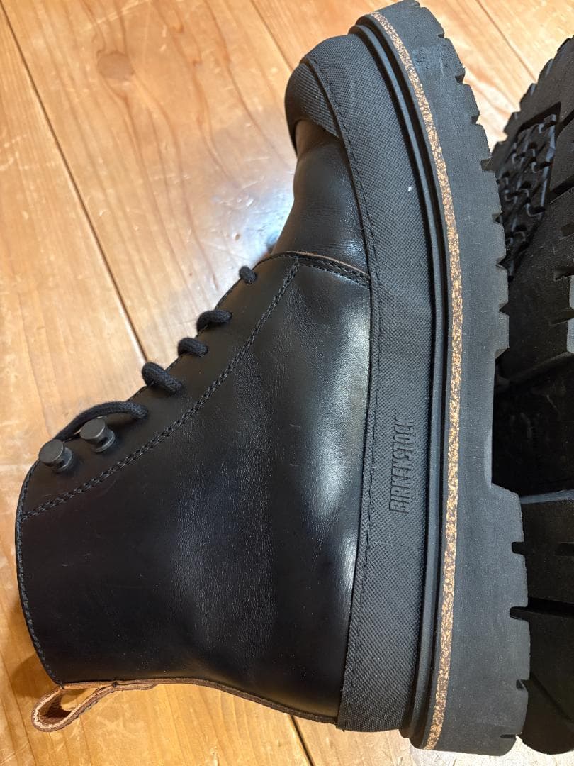 BIRKENSTOCK Prescott レースアップブーツ 黒 箱ナシ 美品 - メルカリ