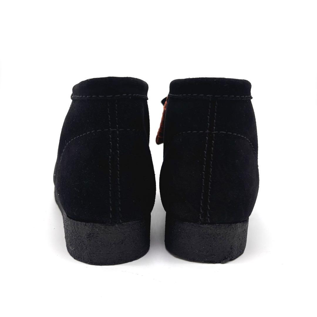 ✨新品✨クラークス　ワラビー　スエード　ブラック　27.5cm　替え紐　箱付き