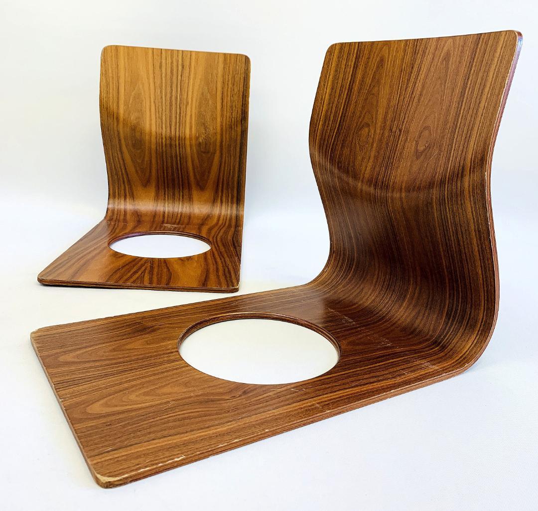 Tendo 天童木工 座椅子 2脚セット 藤森健次 曲木 ケヤキ板目ローズウッド TENDO 天童木工 ローズウッド 曲げ木 座イス 2脚セット 藤森健次