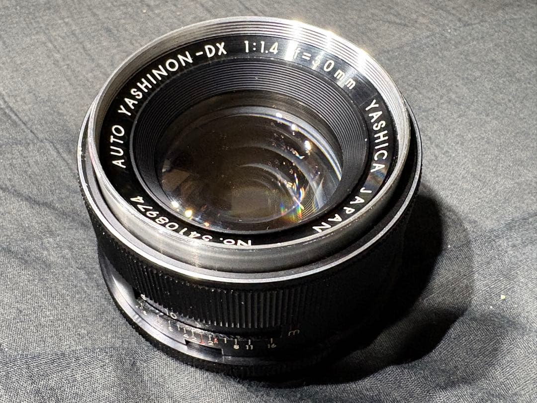 YASHICA　AUTO YASHINON -DX 1:1.4 F=50㎜