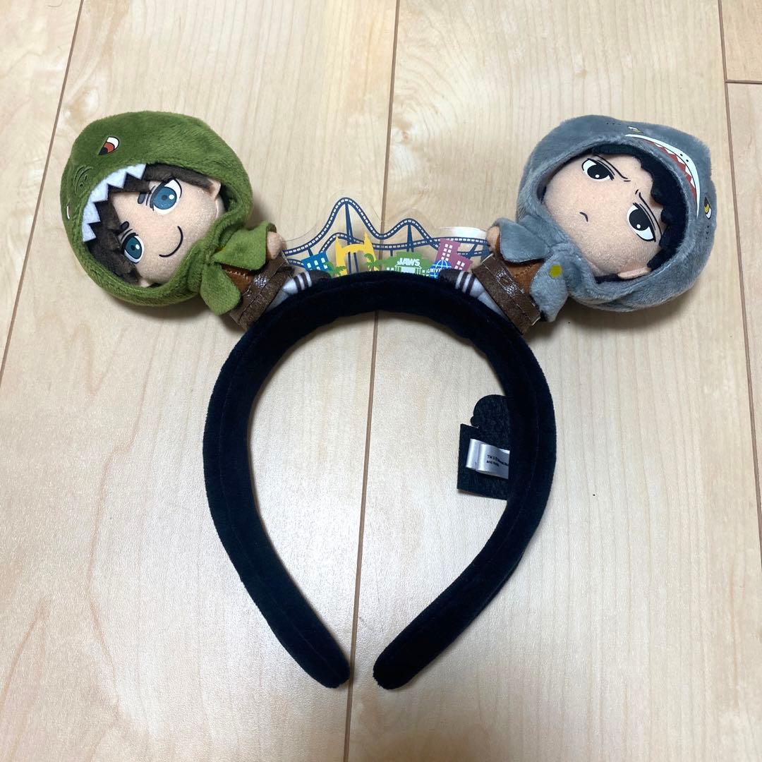 USJ ユニバ 進撃の巨人 カチューシャ エレン リヴァイ - メルカリ