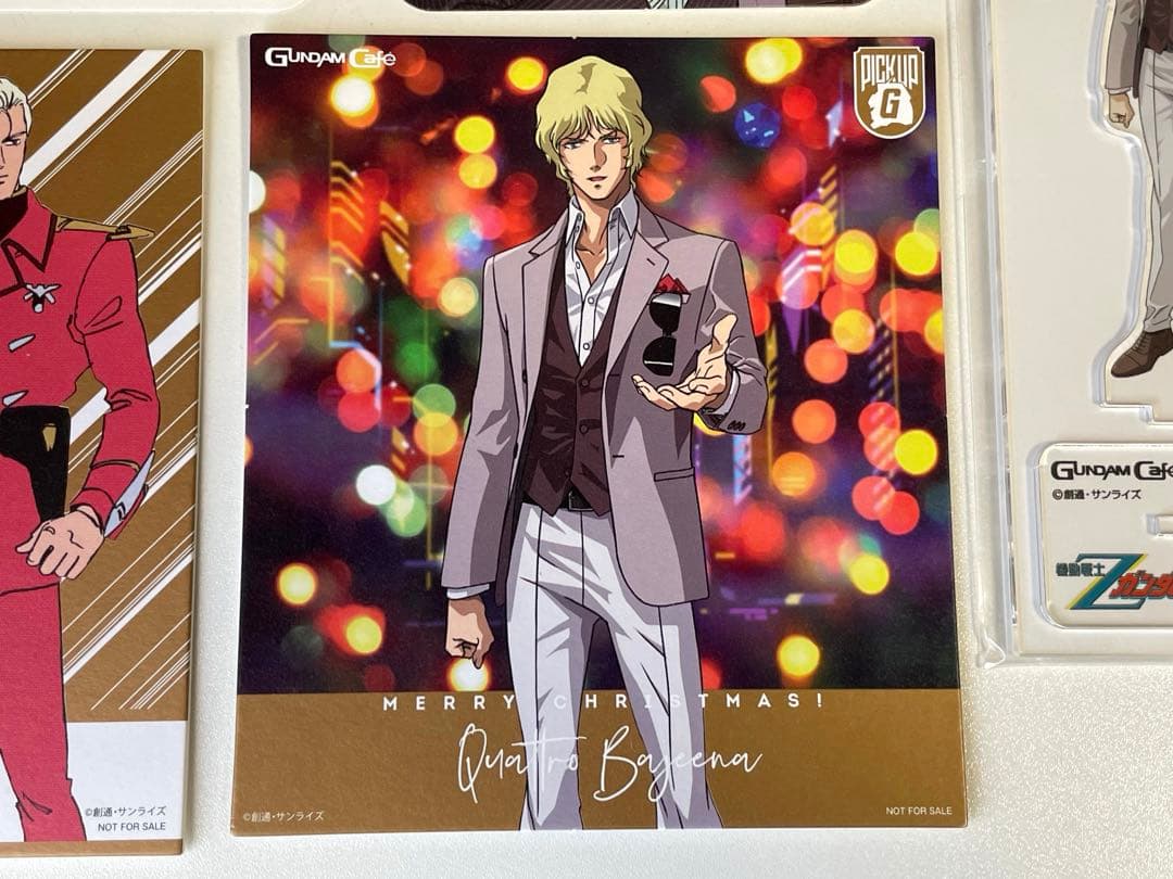 Zガンダム アクリルスタンド コースター 5点 クワトロ シャア