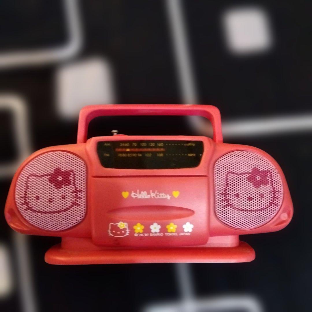 希少レア！ ハローキティ ラジオ 昭和レトロ！ - メルカリ
