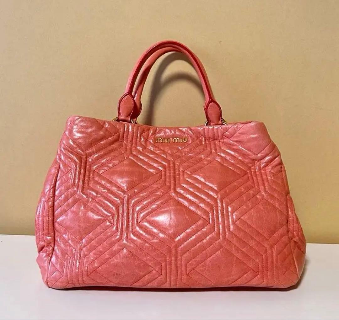 MIU MIU ミュウミュウ 2way トートバッグ MIU MIU/ミュウミュウ】2way tote bag（トートバッグ）｜ENSEMBLE