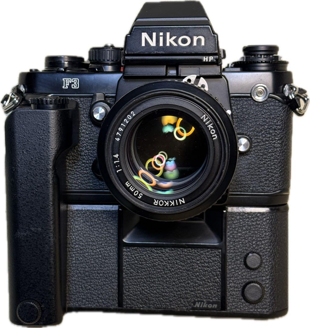 Nikon F3HP+MD-4+NIKKOR 50mm 1:1.4 - メルカリ