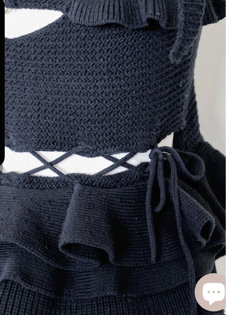 限定値下げ RANDY 完売タグ付き未使用 2wayストリングコアニット