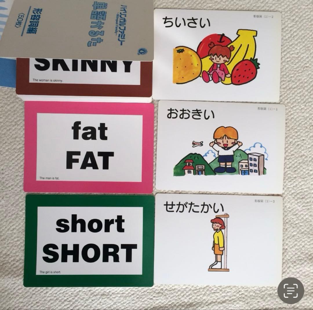 家庭保育園 バイリンガルファミリー＆種まきイングリッシュ 英語カード