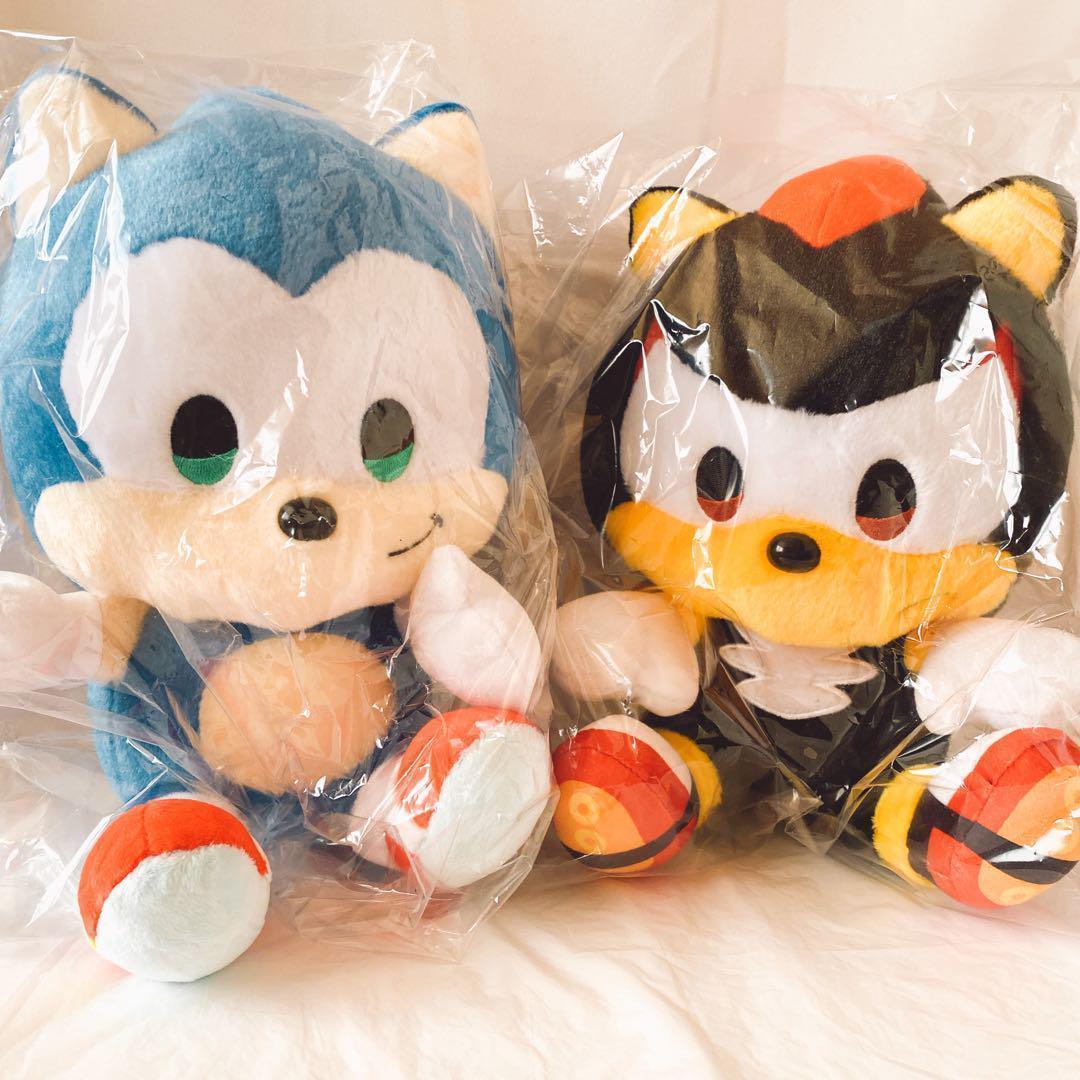 シャドウとソニック　SONIC＆FRIENDS ソニックフレンズ ぬいぐるみM SONIC & FRIENDS ぬいぐるみM シャドウ セガフェイブ｜SEGA Fave 通販