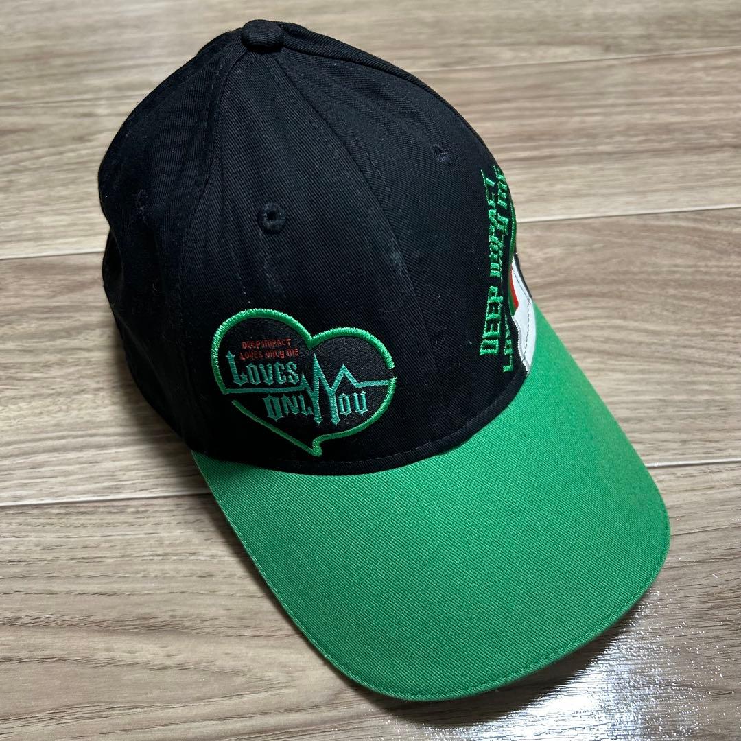 ラヴズオンリーユー キャップ 帽子 グリーン DEEP IMPACT レア 競馬