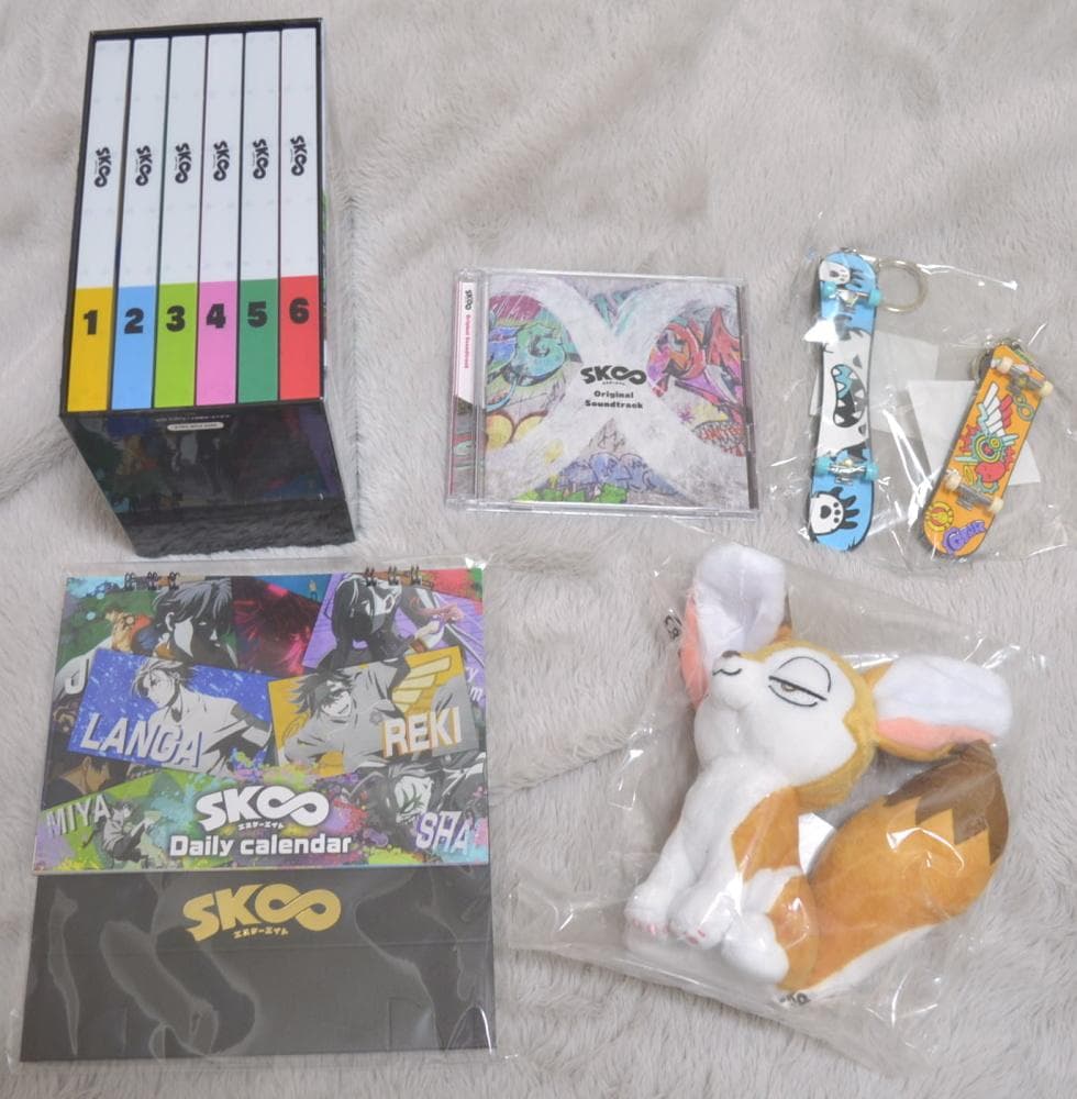 匿名配送　SK∞ エスケーエイト　DVD全6巻+購入特典+サウンドトラックCD