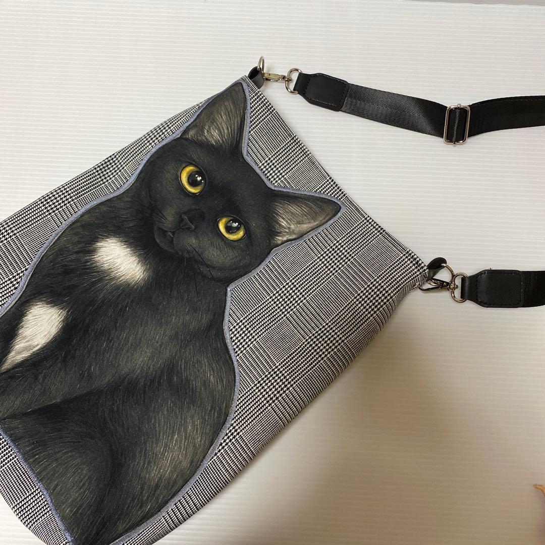 ゆ*ら様 ワンショルダートートバッグ コヤンイサムチョン 黒猫Aの通販