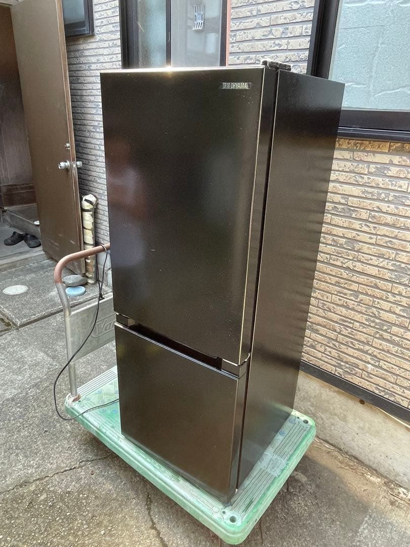 2024年製　美品　冷蔵庫　アイリスオオヤマIRSD-13A-B IRSD-13A-B 冷凍冷蔵庫 133L アイリスオーヤマ 直冷式 - 【通販